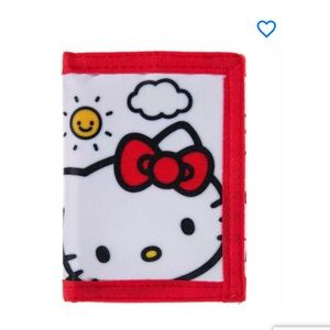 New hello kitty trifold velcro wallet